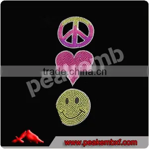 Beautiful Emoji Transfer Lip Glitter Vinyl Motif Hot FIx for Dress thumbnail-4