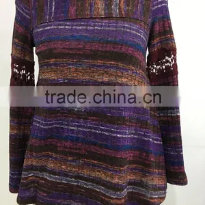 Women Knitted Long Jacket thumbnail-1