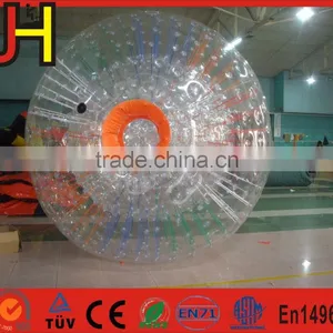 Inflatable Crazy Rolling Grass Zord Ball, Giant PVC Adults Bubble Soccer, Body Zorb Football thumbnail-1
