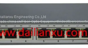 8channels POE Ethernet Fiber Media Converter POE Ethernet Fiber Switch thumbnail-1
