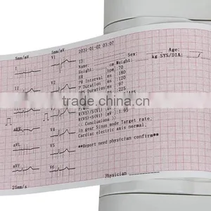 CE& FDA Approved Portable Ecg Machine Digital 6-channel Touch Screen Color Electrocardiograph ECG EKG Machine With Free Software thumbnail-4