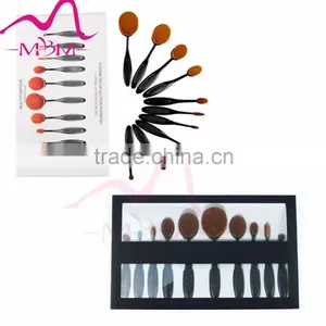 High Quality Cheap Custom Brush Set 10 , Makeup Brush Synthetic Hair , Makeup Brush thumbnail-5