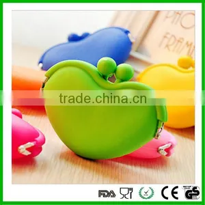 2016 Popular Silicone Heart Shape Coin Purse Small Women Wallet thumbnail-1