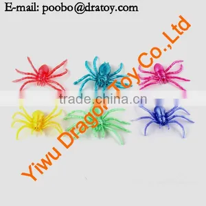 2016 Promotion TPR Spider Halloween Toys for Sale thumbnail-1
