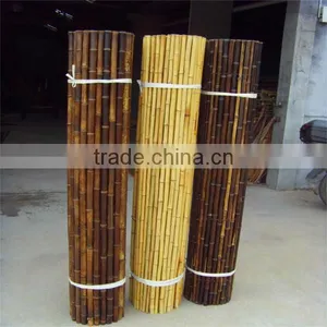WY-216 Natural Raw Black Bamboo Poles for Making Fence Garden Fencing thumbnail-2