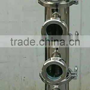 50L SS304 Bolier,3''stainless Steel Bubble Plate Reflux Tower ,ss304 Still With Parrot thumbnail-4