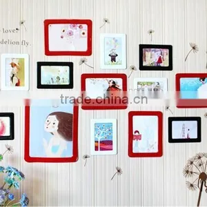 Colorful 8" x 10"glossy Photo Frame Wholesale Gifts Fridge Magnet Photo Frame Magnetic Photo Frame Stick on the Wall thumbnail-1