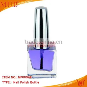 Empty Elegant Glass Bottle Nail Polish With Unique Design Shiny Cap thumbnail-1