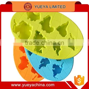 Creative Warming Awareness Ice Tray Mold Seven Continents DIY Ice Tray thumbnail-1