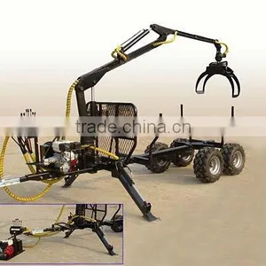 1.5Ton Engine Timber Trailer thumbnail-1