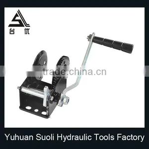 Manufacturing 1200lbs Galvanized Heavy Duty Auxiliary Winch With Wire Rope thumbnail-5
