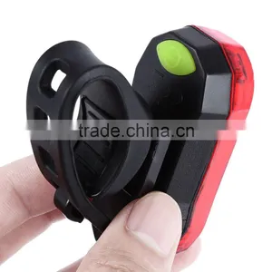 LEADBIKE 2pc Bicycle Lights Bike Warning Safety Water Resistant Front Tail Light Set Front Light Taillight thumbnail-3