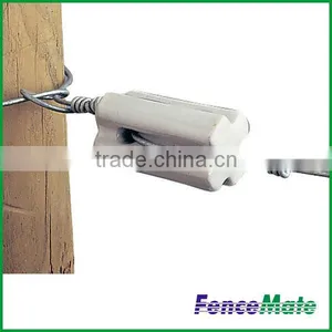 Electric Fence End Strain Porcelain Insulator thumbnail-2