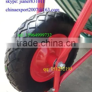 85L Wheelbarrow With Green Plastic Tray for Garden Use thumbnail-5