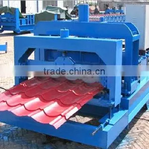 Glazed Colored Steel Roof Tile Making Machine thumbnail-1