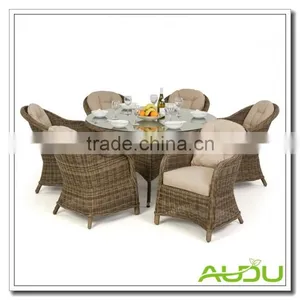 Audu Outdoor Furniture Rattan Dinning Set thumbnail-1