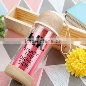 High Quality Double Wall Glass Water Bottle thumbnail-3