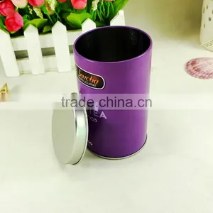 Personalized Color Cylindrical Metal Tin Pen Holder thumbnail-1