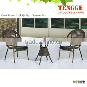 Garden Patio Furniture Outdoor Coffee Shop Table and Chairs thumbnail-1