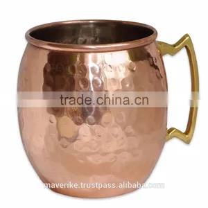Copper Moscow Mule Mug, New Design Copper Beer Mug, Pure Copper Moscow Mule Mug thumbnail-3
