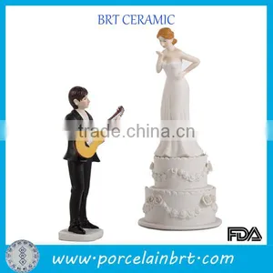 Loving Song Ceramic Cake Toppers Wedding Decoration thumbnail-1