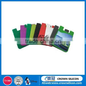 Custom 3m Adhesive Stickers Silicone Mobile Card Holders thumbnail-5