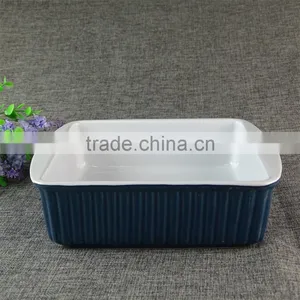 Cheap Big Bright Blue Baking Pan Two Sizes Bakeware For Home From China thumbnail-3