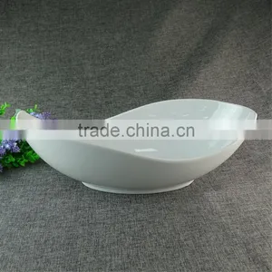 Wholesale Porcelain Plate Dishes, Ceramic Hotel Used Salad / Dessert / Dinner Plates, Restaurant Plate Dishes thumbnail-1