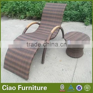 Outdoor PE Rattan+ Alu Frame Leisure Colorful Rattan Beach Chair thumbnail-4