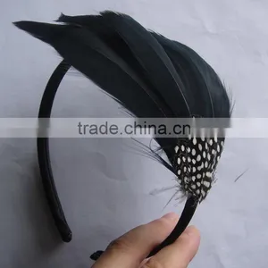 Peacock Feather Hairband Headband thumbnail-1