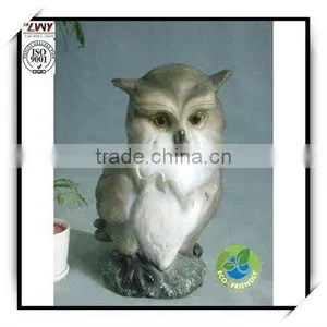 16 Inches Fiberglass Crafts Simulation Owl Decoration Sculpture thumbnail-1