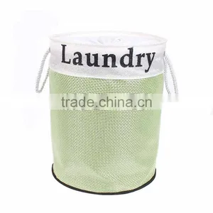 New Design Folding Laundry Basket With Closing, Textilene Series Laundry Hamper thumbnail-2
