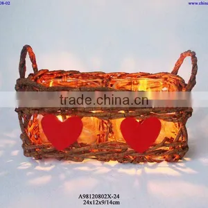 Rattan Candelabra for Wedding thumbnail-1