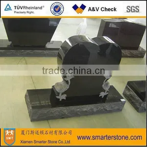 Heart Shaped Tombstone Gravestone Granite Monument Natural Granite thumbnail-1