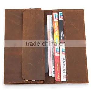 2017 Branded Personalized Leather Passport Holder Minimal Passport Organizer Travel Wallet Crazy Horse Leather Passport Case thumbnail-3