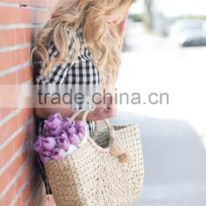 2017 Summer Hot-selling Item, Water Hyacinth Beach Bag thumbnail-1