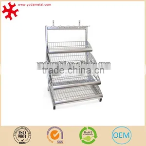 Metal Floor Standing Office Furniture Magazine Newspaper Display Stand thumbnail-1