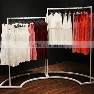 Custom Made Clothes Island Arc Hanger Display thumbnail-2