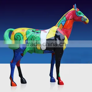 Sales Promotion Designer Home Decor Lifesize Fiberglass Horse thumbnail-5
