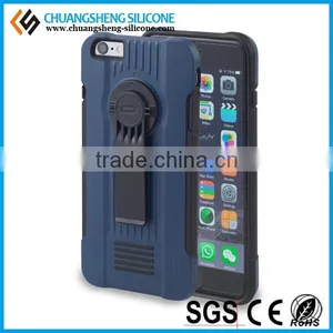 New Fashion Colorful New PP Silicone Phone Case With 360 Degree Holder thumbnail-4