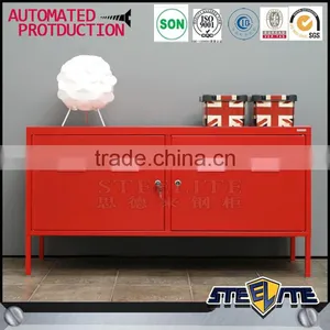 Latest Modern tv Cabinet Fair Price Furniture Wardrobe Metal Locker With Showcase thumbnail-1