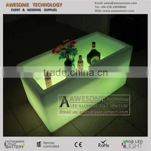 16 Colors Changing Led Luminous Liquor Display Shelf thumbnail-2