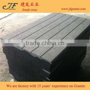 Flamed G684 Black Basalt Granite Kerbstone & Curbstone thumbnail-5