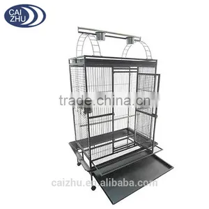 Extra Large Bird Cage Parrot Finch Macaw Cockatoo Pet Cages With Top Play Stand thumbnail-3