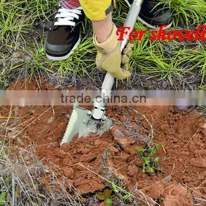 Earthquake Rescue Equipment Multi-purpose Outdoor Tool Aluminum Alloy Spade Shovel DJSV-IV II Wooden Shovel thumbnail-4