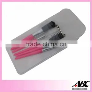 Lovely Pink Plastic Handle Cosmetic Brush Set thumbnail-6
