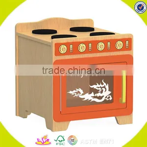 Wholesale Preschool Kitchen Furniture Toy, Wooden Pretend Kitchen Toy, Best Design Children Wooden Pretend Kitchen Toy W10C273 thumbnail-6