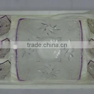 JK042 7pcs Glass Bowl Set With Spray Deco thumbnail-4