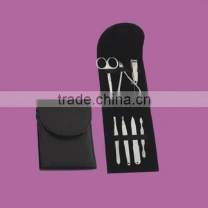7pcs Cute Manicure Set With pu Case thumbnail-1