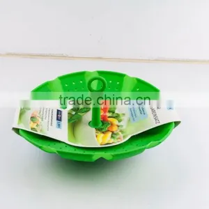 11002 Silicone Foldable Vegetable Steamer Filter thumbnail-5
